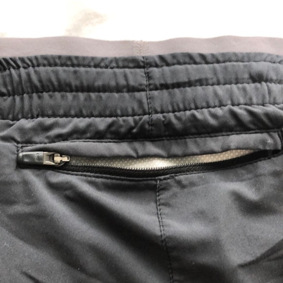 Nike dry fit workout shorts. 2” inseam. Lined. Has a Back pocket with a zipper. - Picture 3 of 3